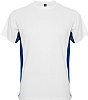 Camiseta Tecnica Padel Tokyo Roly - Color Blanco/Royal